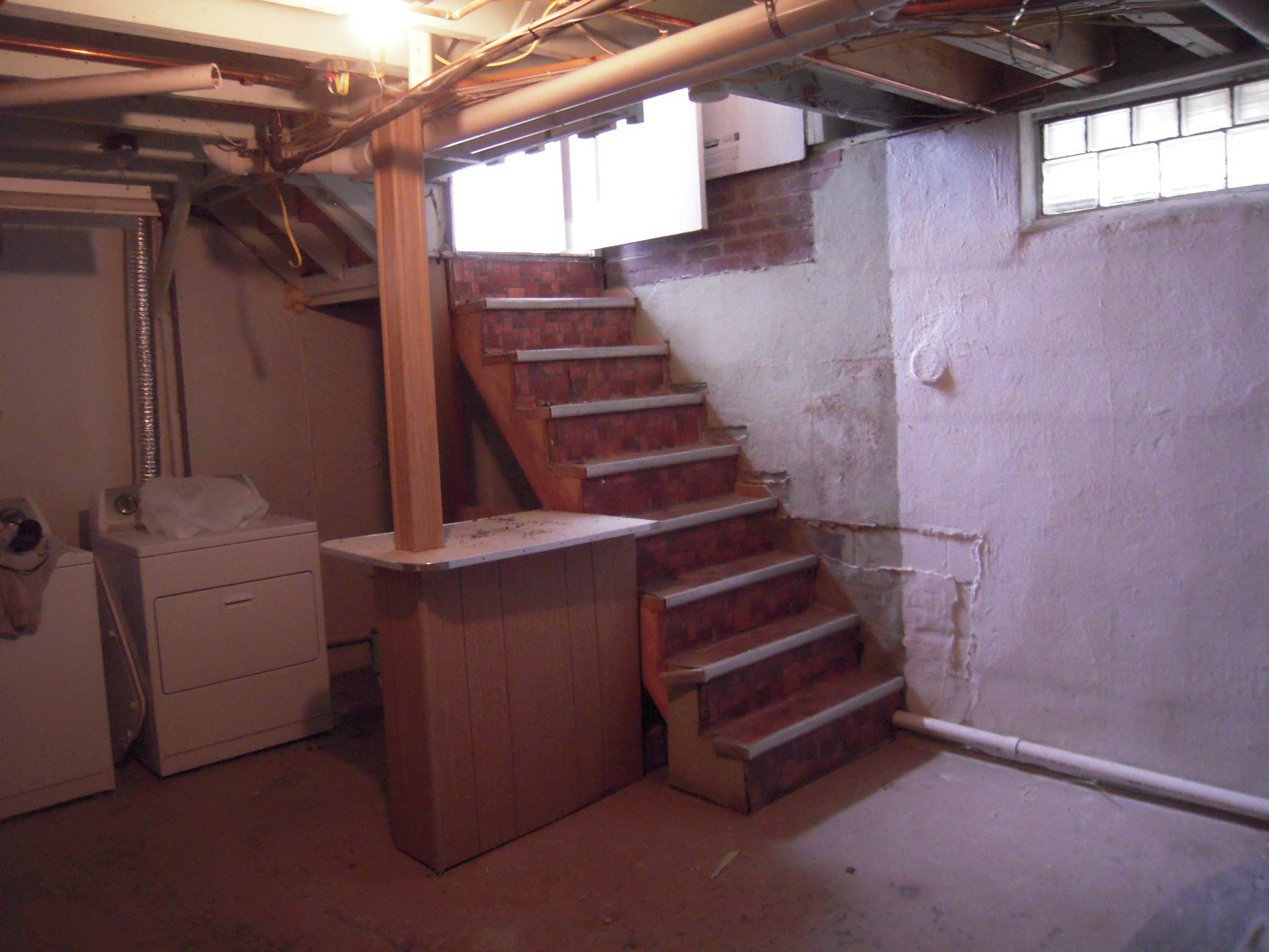 1 basement stair